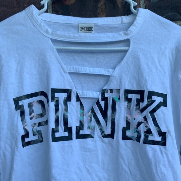 Small PINK Victoria’s secret Crop Top for Women - Picture 2 of 4